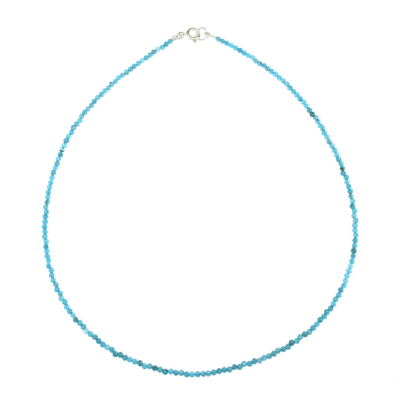 Necklace with Apatite gemstones