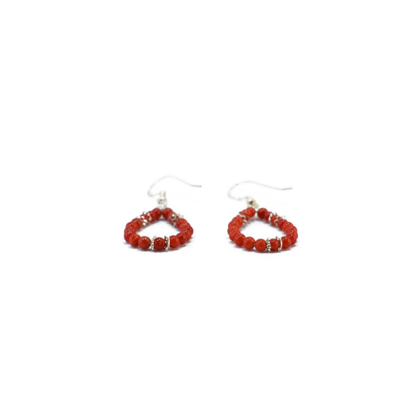 Earrings made of Coral and silver 925 - Image 3