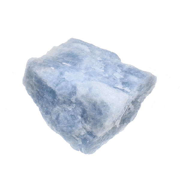 Raw piece of natural aquamarine gemstone, with a size of 4cm. Buy online shop.