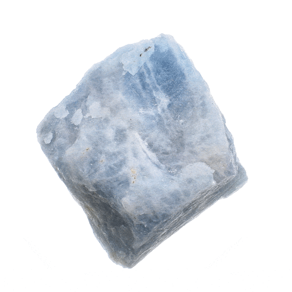 Raw piece of natural aquamarine gemstone, with a size of 4cm. Buy online shop.