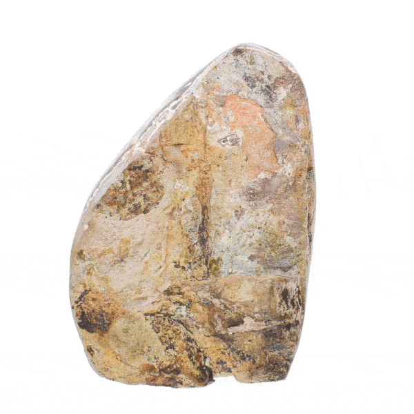 Kομμάτι φυσικής πέτρας Αμέθυστου με γυαλισμένο περίγραμμα, ύψους 12cm. Αγοράστε online shop.