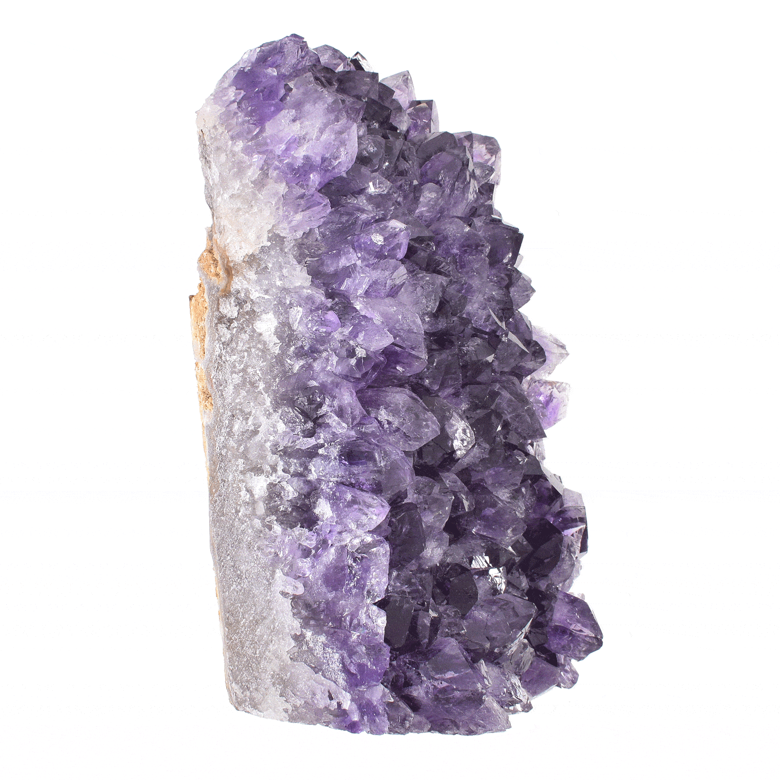 Ακατέργαστο κομμάτι φυσικής πέτρας Αμεθύστου, ύψους 14,5cm. Αγοράστε online shop.
