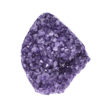 Piece of natural amethyst gemstone with polished outline and a height of 9.5cm. Buy online shop.