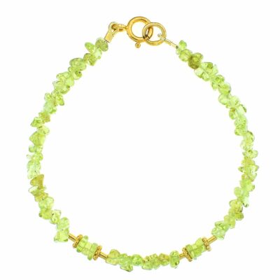 Bracelet made of Peridote