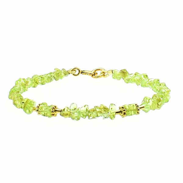 Bracelet made of Peridote - Image 3
