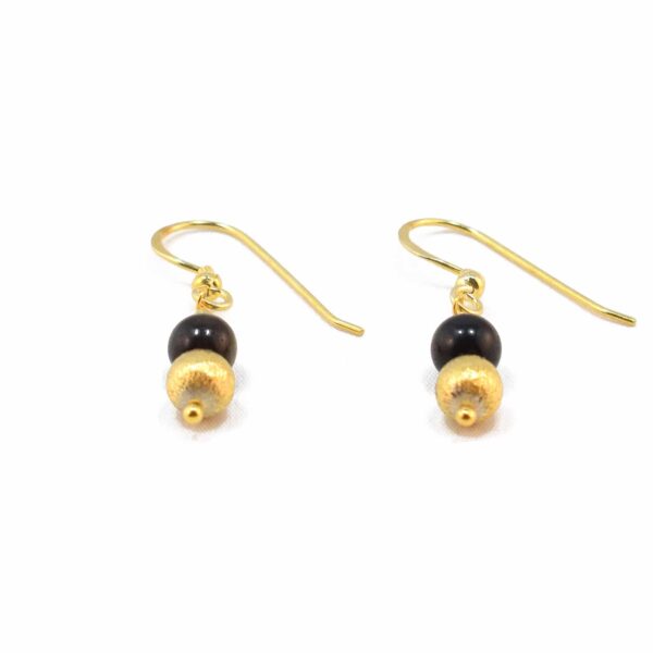 Earrings made of Obsidian - Image 3