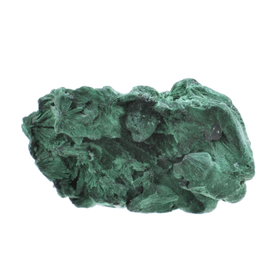 Raw piece of natural fibrous malachite gemstone, with a size of 5.5cm. Buy online shop.