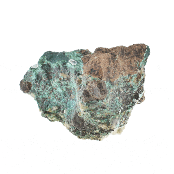 Raw piece of natural Chrysocolla gemstone, with a size of 5cm. Buy online shop.