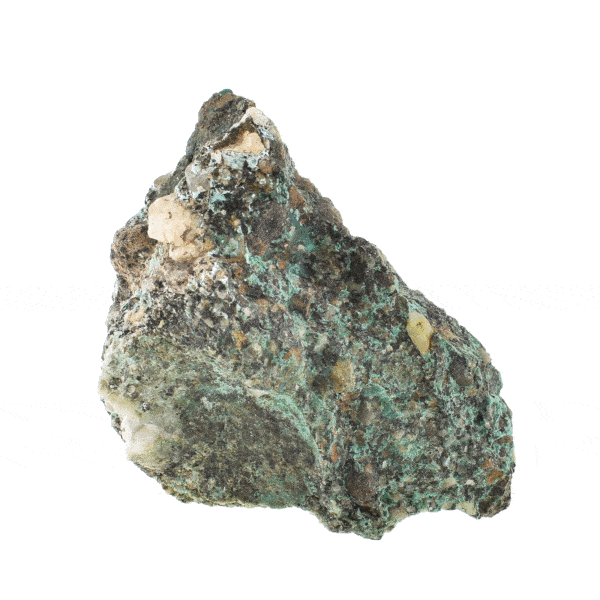 Raw piece of natural Chrysocolla gemstone, with a size of 5cm. Buy online shop.