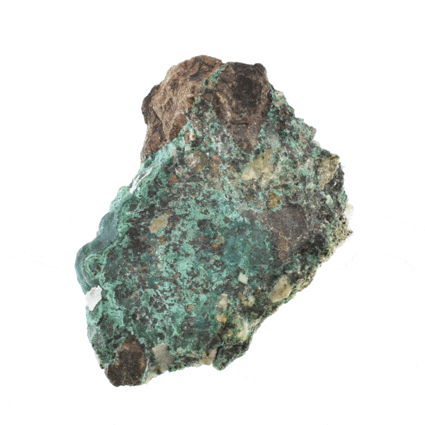 Raw piece of natural Chrysocolla gemstone, with a size of 5cm. Buy online shop.