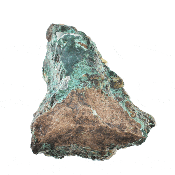 Raw piece of natural Chrysocolla gemstone, with a size of 5cm. Buy online shop.