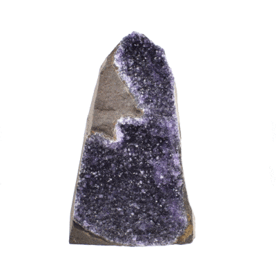 Ακατέργαστο κομμάτι φυσικής πέτρας αμεθύστου, ύψους 14,5cm. Αγοράστε online shop.
