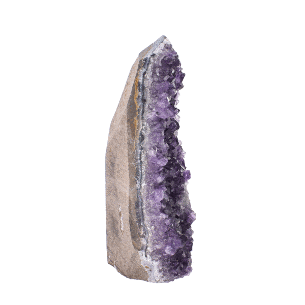 Raw 17.5cm piece of natural amethyst gemstone. Buy online shop.