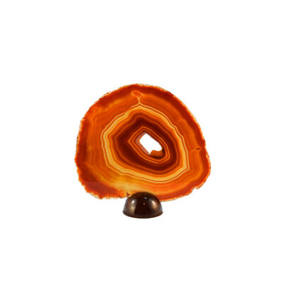 Slice made of brown Agate