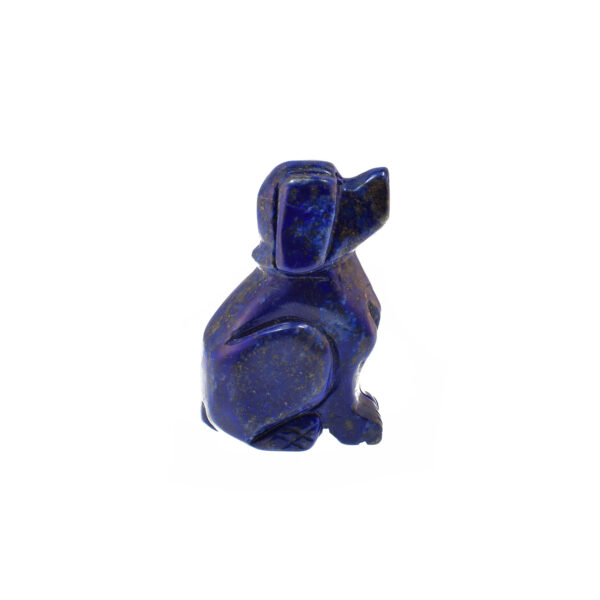 Dog made of Lapis Lazuli gemstone - Image 3