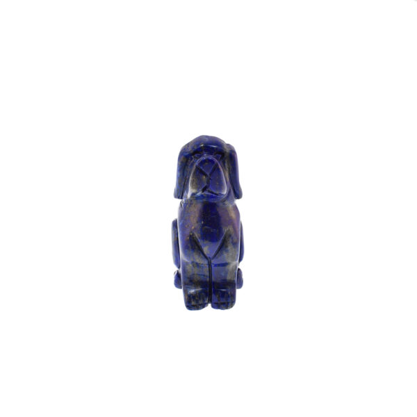 Dog made of Lapis Lazuli gemstone - Image 2