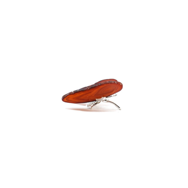 Brown agate butterfly gemstone 9cm - Image 2