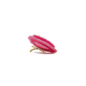 Πεταλούδα από ροζ Αχάτη 9cm