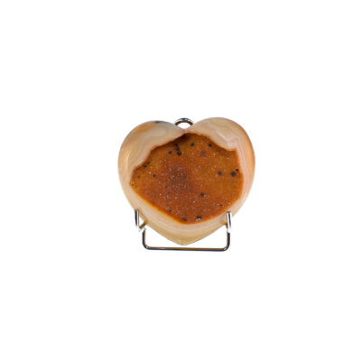 Heart made of Agate on a base 7,5cm