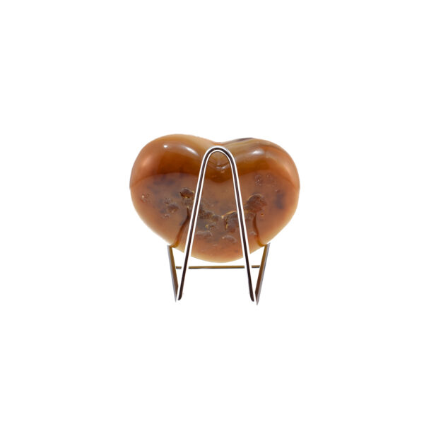 Heart made of Agate on a base 7,5cm - Image 4