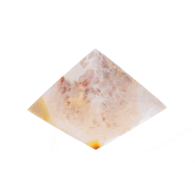 Pyramid made of natural Agate gemstone, with a height of 4cm. Buy online shop.