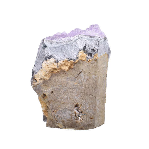 Raw 13.5cm piece of natural amethyst gemstone. 