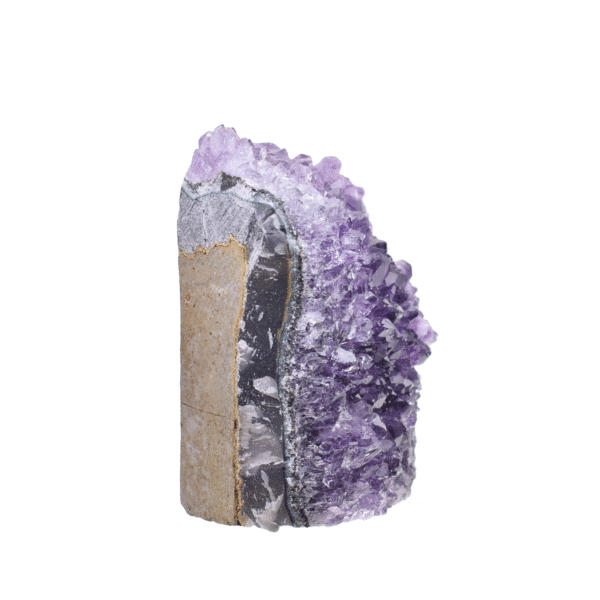 Raw 13.5cm piece of natural amethyst gemstone. 