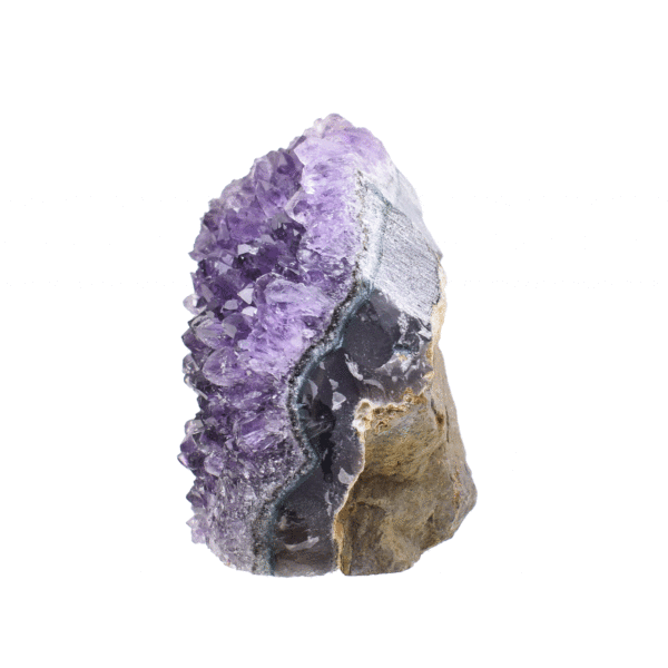 Raw 13.5cm piece of natural amethyst gemstone. 