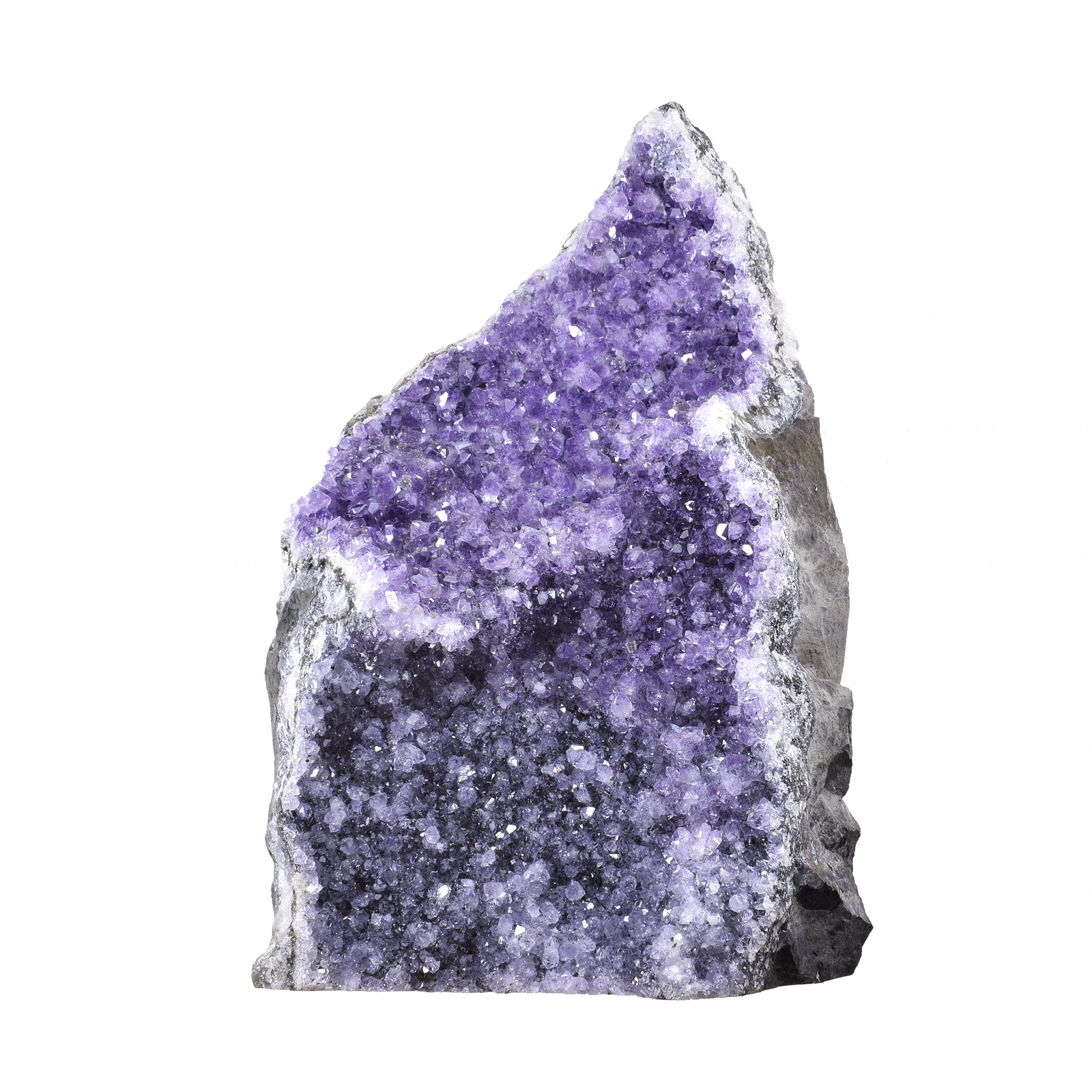 Ακατέργαστο κομμάτι φυσικής πέτρας αμέθυστου με ύψος 24cm. Αγοράστε online shop.