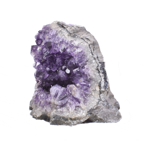 Raw piece of natural amethyst gemstone with a size of 17cm. Buy online shop.