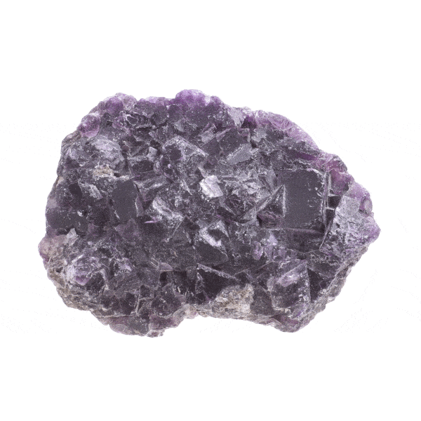 Raw piece of natural purple fluorite gemstone, with a size of 5,5cm. Buy online shop.