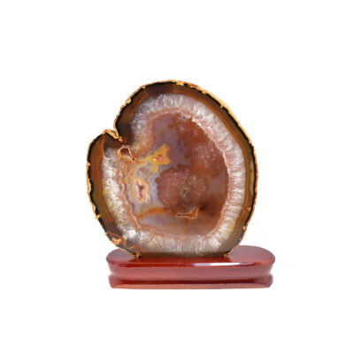 Slice made of Agate on a base 21cm