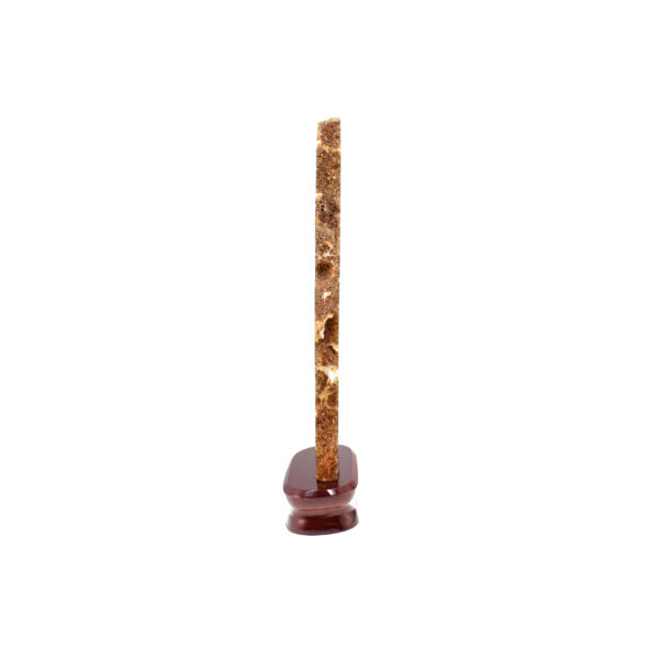 Slice made of brown Agate on a base 30cm - Image 2