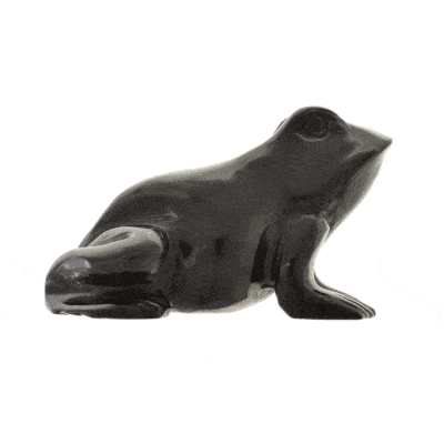 Natural Onyx gemstone, carved in the shape of a turtle, with a size of 8cm. Buy online shop.