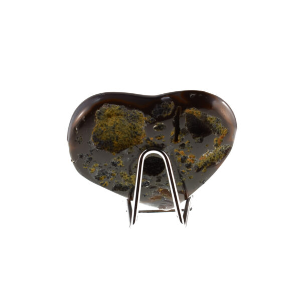 Heart made of Agate on a base 6cm - Image 4