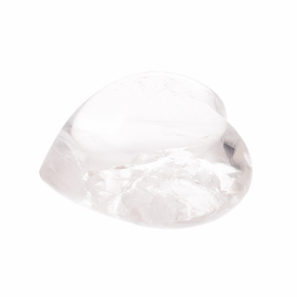 Φυσικό κρύσταλλο χαλαζία σε σχήμα καρδιάς, μεγέθους 5cm. Αγοράστε online shop.
