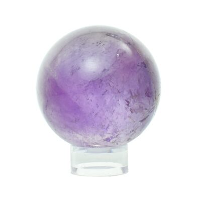 Amethyst gemstone sphere 5.5cm