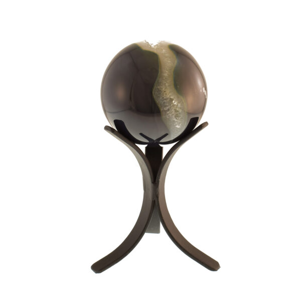 Agate sphere with crystal quartz 7cm - Image 3