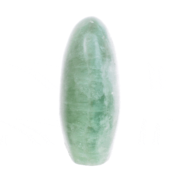 Γυαλισμένο κομμάτι φυσικής πέτρας Φθορίτη, ύψους 7cm. Αγοράστε online shop.