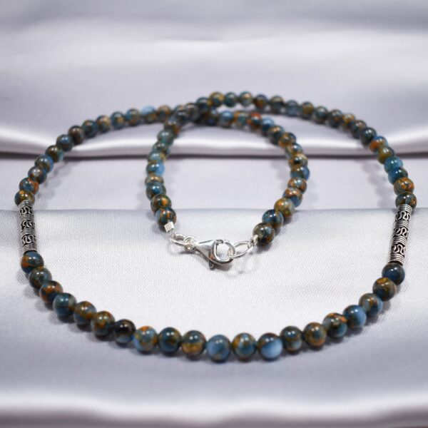 Necklace of Ocean Jasper and silver 925 - Image 2