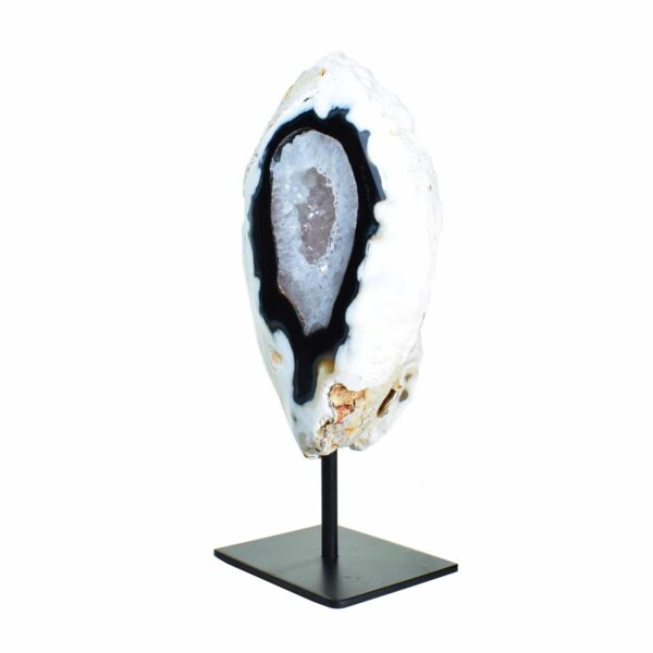 Agate geode gemstone on a base 19cm - Image 2