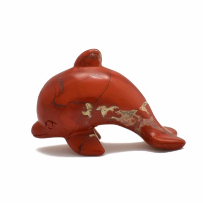 Dolphin made of Jasper, decorative stone, buy online shop