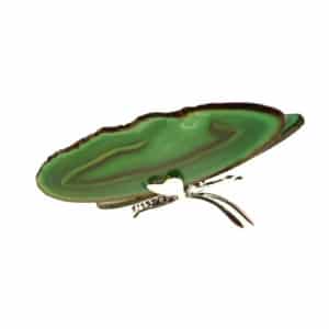 Πεταλούδα από πράσινο Αχάτη 11cm