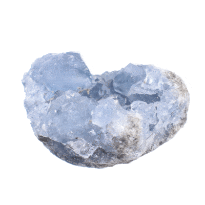 Ακατέργαστο κομμάτι φυσικής πέτρας σελεστίτη, μεγέθους 4,5cm. Αγοράστε online shop.