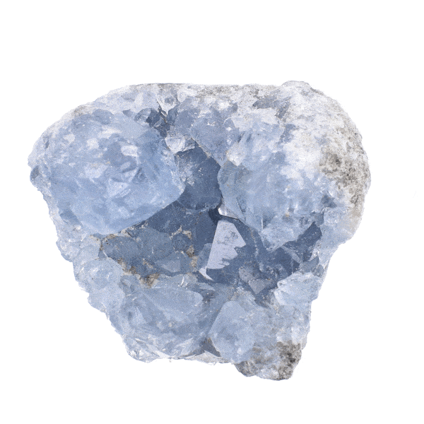 Ακατέργαστο κομμάτι φυσικής πέτρας σελεστίτη, μεγέθους 4,5cm. Αγοράστε online shop.