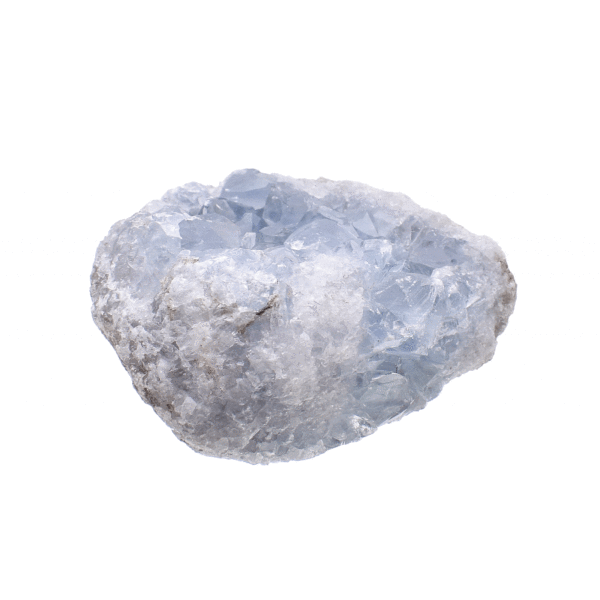 Raw 6.5cm piece of natural celestite gemstone.
