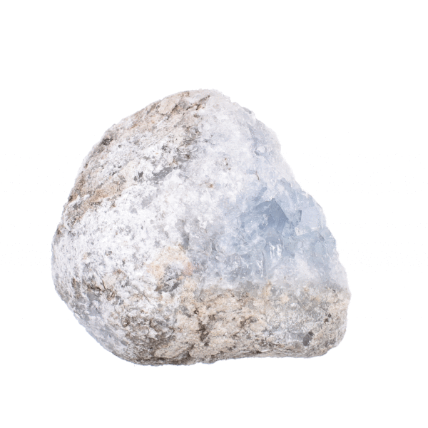 Raw 6.5cm piece of natural celestite gemstone.
