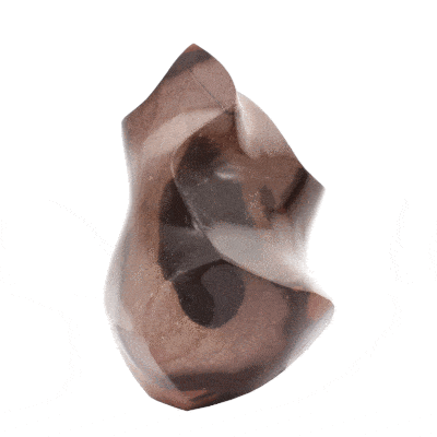 Φυσική πέτρα Ίασπι του Ωκεανού σκαλισμένη στη μορφή φλόγας, ύψους 11cm. Αγοράστε Online shop.