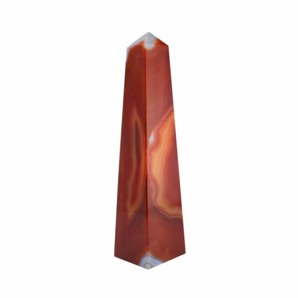 Brown agate obelisk gemstone 17,5cm - Image 3
