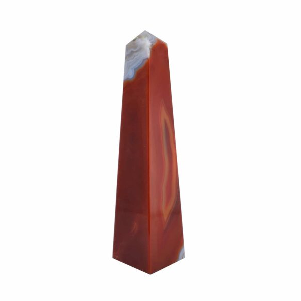 Brown agate obelisk gemstone 17,5cm - Image 2